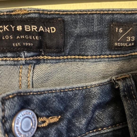 Lucky Brand Blue Jeans Size 16 - Picture 4 of 5